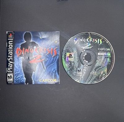 Dino Crisis 2 (Sony PlayStation 1 PS1, 2000) Disc And Manual Only Tested