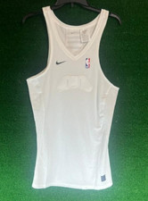 Men's Nike Pro NBA Player Issue Training Tank Top White 880805-100 Size L