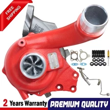 High Flow Turbo No Actuator+Oil Feed Pipe For Nissan Pathfinder R51 YD25 2.5L