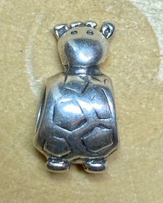 Sterling Silver Christmas Rudolph Reindeer Charm Tested /no Markings Worn Smooth