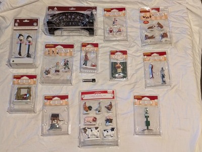 12 Lemax, Enchanted Forest,  Holiday Time Christmas village figurines-Free Gift