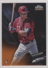 2021 Topps Chrome Black Orange Refractor 6/25 Tyler Stephenson #77 7c5