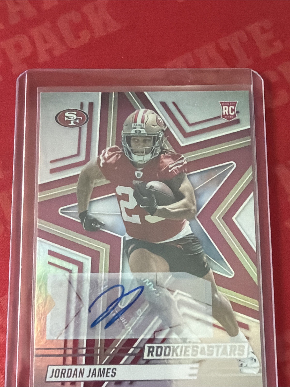 Panini 2025 Rookies & Stars Jordan James #144 Auto RC San Francisco 49ers