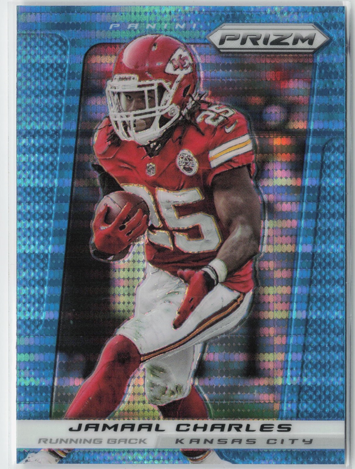 2013 Panini Prizm #88 Jamaal Charles Prizms Light Blue Pulsar