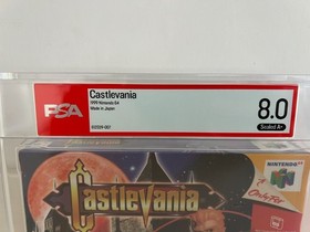 Castlevania (N64, Nintendo 64) PSA 8.0 A+ New Sealed Graded WATA CGC VGA 1st
