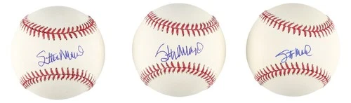 Stan Musial Signed OML Selig Baseball Collection (3) - PSA/DNA