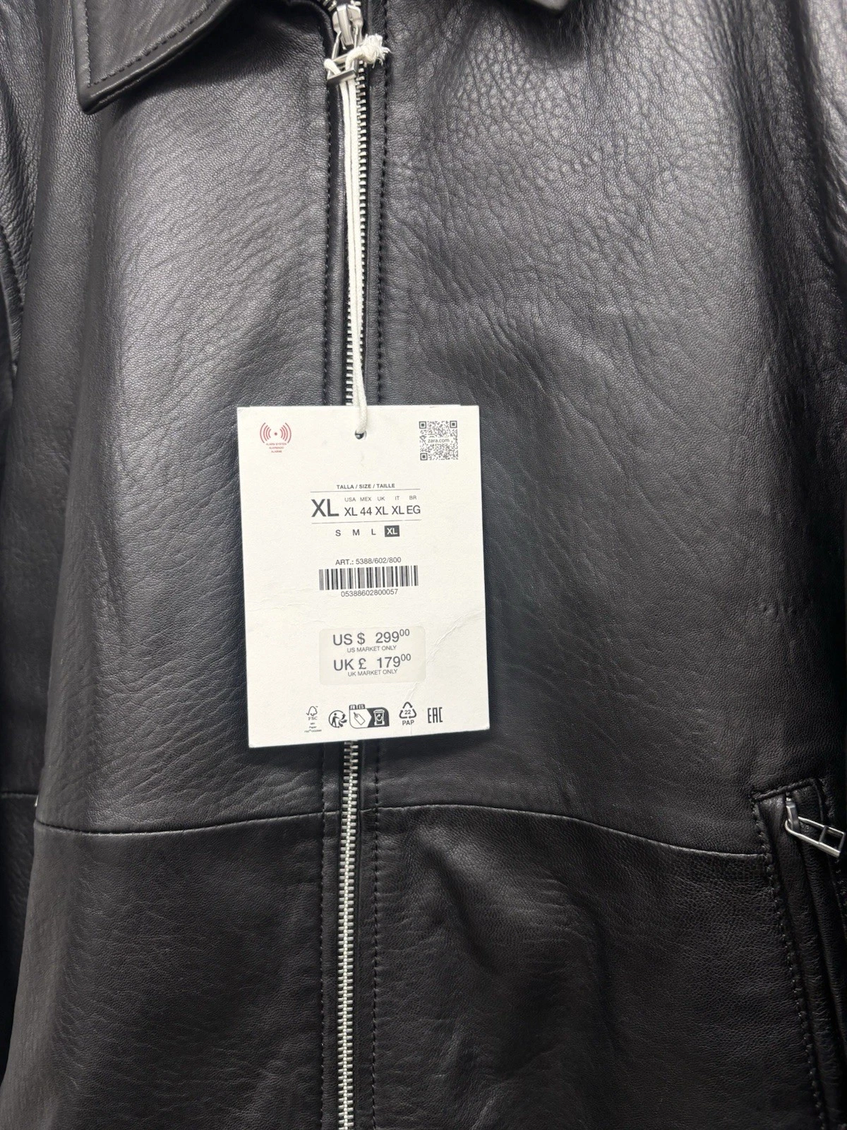 Zara X Aaron Levine Leather Jacket image 3