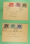 DR WHO 1943 GERMANY 2 FDC? SEMI POST COMBO R46884