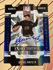 2009 STEVEN MATZ RC AUTO Donruss Elite Extra /100 Aspirations Rookie Autograph🔥