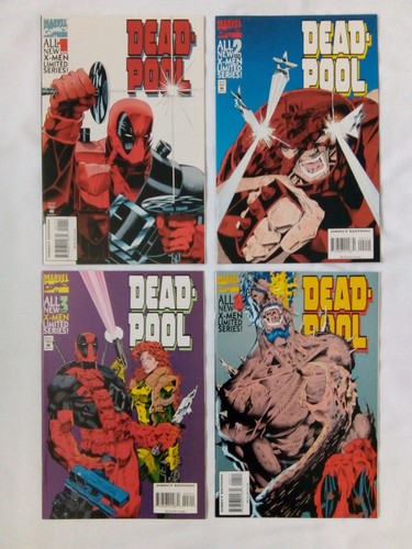 Deadpool (Vol. 2) # 1, 2, 3 & 4 Complete Limited Series Marvel Comics 1994