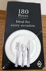 Member's Mark Premium Silver-Look Plastic Cutlery Combo 180 pc.  NEW! — photo 3