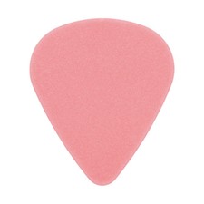 Textured ABS Plastic Pink Guitar Or Bass Pick - 0.71 mm Medium Gauge - 351 Shape