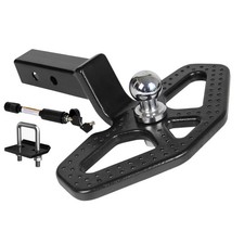 2" Heavy Duty Trailer Hitch Step with Removable Ball - 6000lbs Capa... Fast Ship