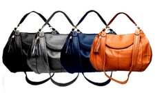 Onna Ehrlich Rachel Brown Leather Handbag Purse W/ Original Tote Bag  $200