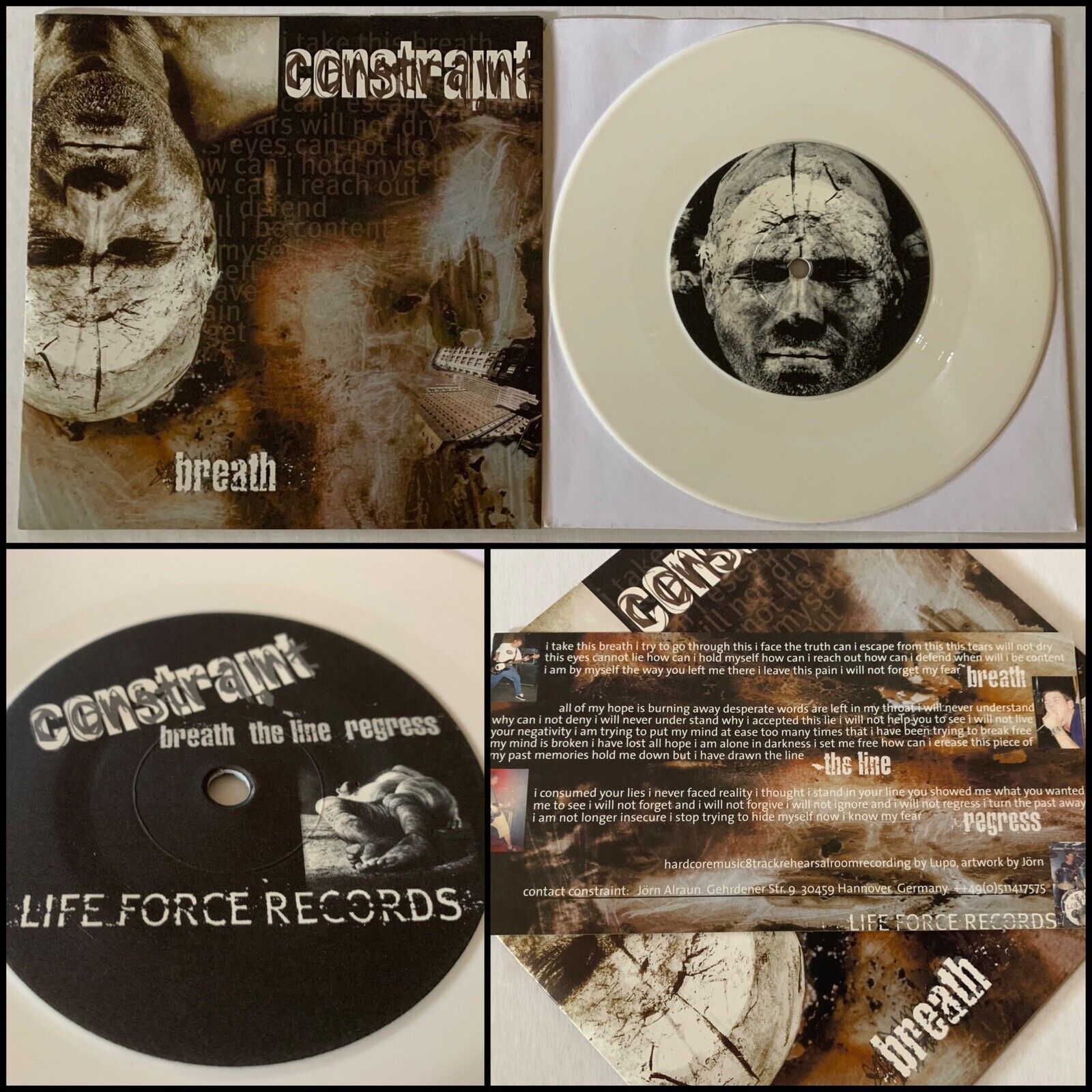 CONSTRAINT Breath 7" Vinyl-Disembodied Rancor Insurrection Soulstice Veil Fault