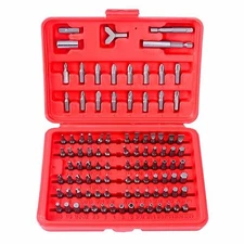 VCT Premium Tool Set Security Bit Chrome Vanadium Steel Torx Hex 100 Pcs. Kit