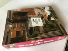 SPANISH STEPS Springbok 500 Pc Puzzle #F15