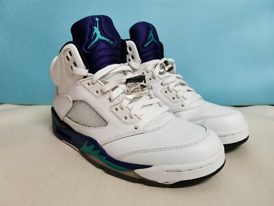  Nike Air Jordan V 5 ++ GRAPE ++ Gr. 8,5 US 42 EU Concord Space Jam Bred Banned