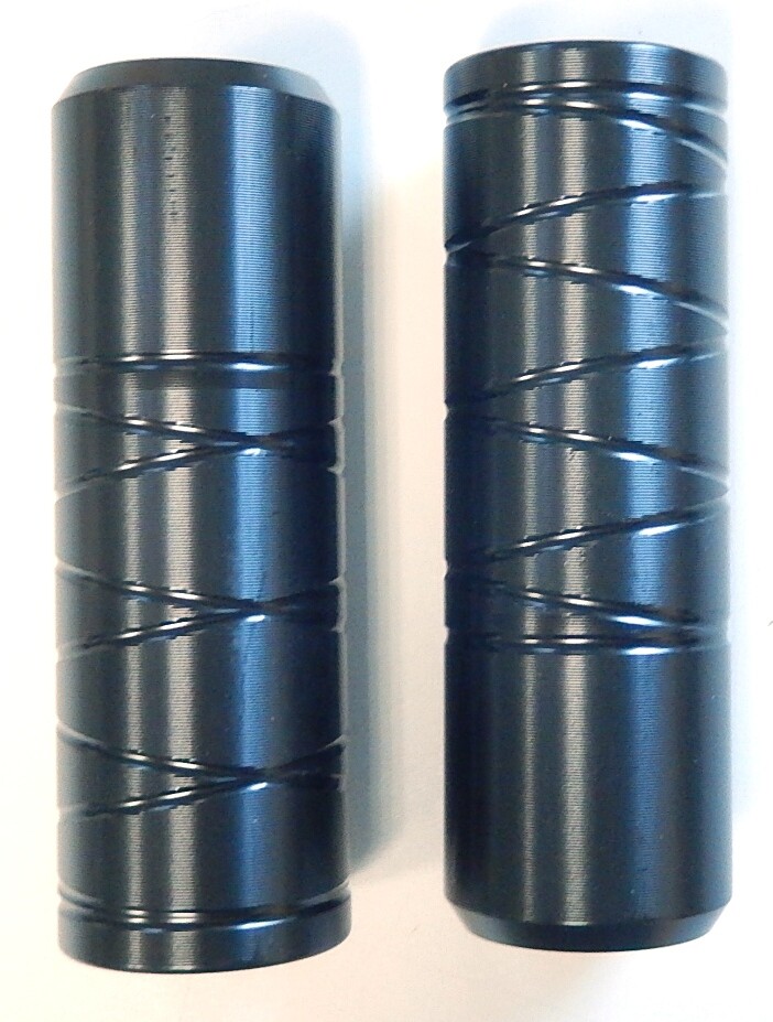 Repose-Pieds BMX Fileté 40mm L110mm pour Axe 10mm Noir pas cher