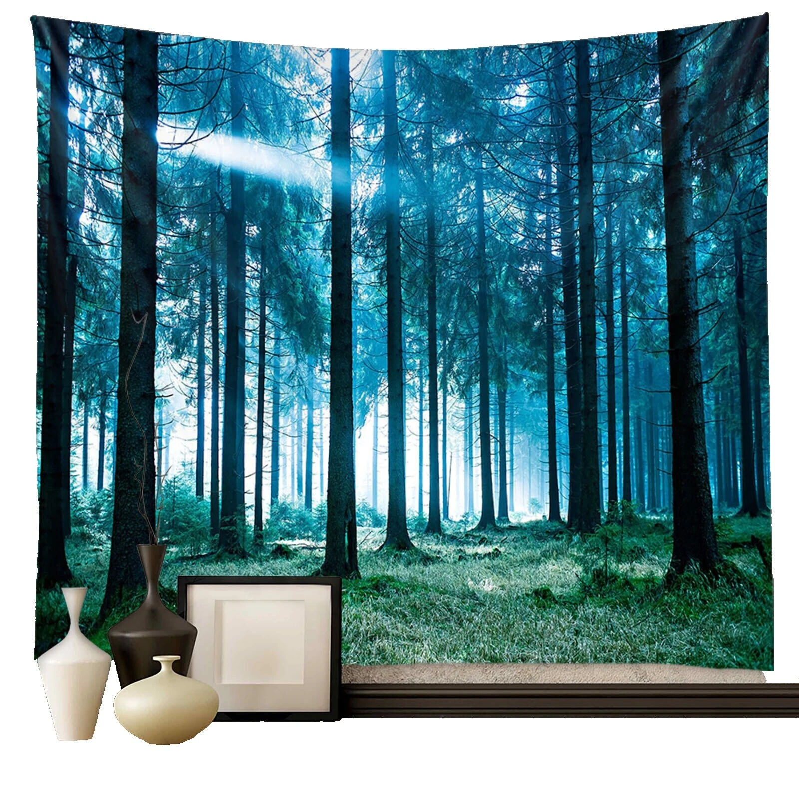 100% Poliéster tapices de paisaje