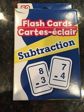 Math Educational Flash Cards Shapes Subtraction