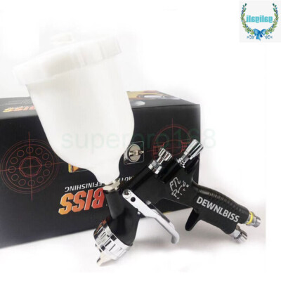 Black LITE TE20 1.3MM tip 600 ml Cup Paint Gun Gravity Spray Gun for Devilbiss