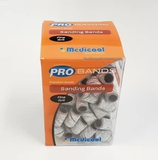 Medicool - Probit White Sanding Bands FINE Grit Box/90pcs + Free Mandrel 3/32