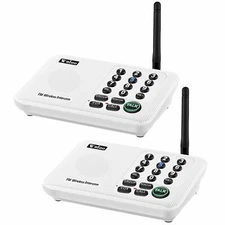Home Office House Wireless Intercom System 1/2 Mile Range Room To Room Talking