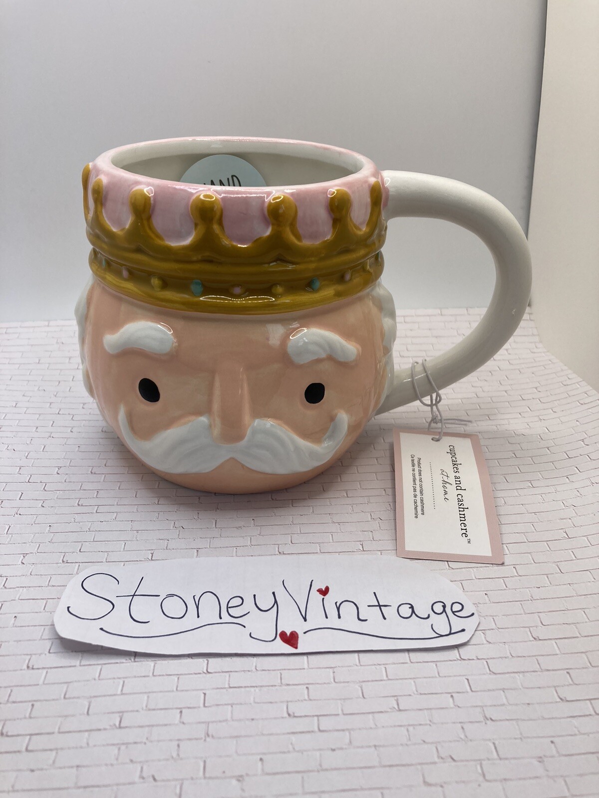 Cupcake & Cashmere Pastel Pink Nutcracker Christmas Mug-image