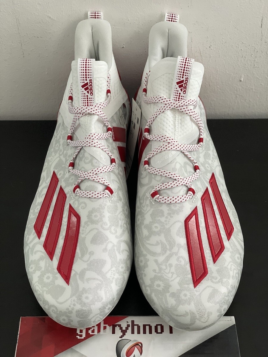 Adidas Adizero New Reign Football Cleats FU6708 Floral Red  display picture 1