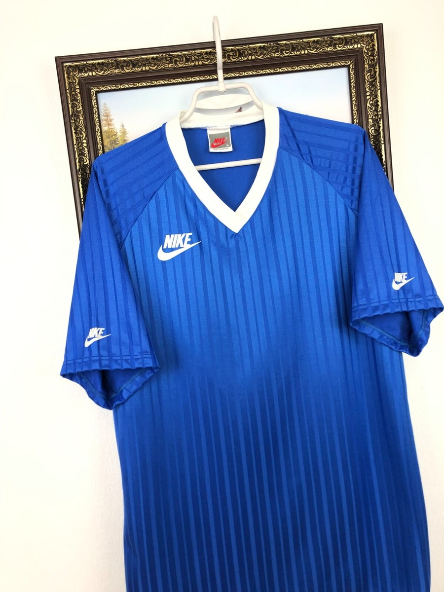ウェア 90s NIKE soccer italy game shirts M blue 1994 Nike Team Italy Giuoco Calcio Blue Vintage Soccer
