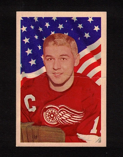 1963-64 ALEX DELVECCHIO #50 Parkhurst Detroit HALL OF FAME Star NHL Hockey Card