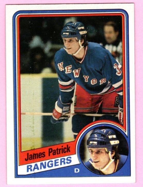 1984-85 Topps James Patrick #112 New York Rangers