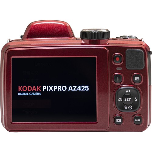 Kodak PIXPRO AZ425 Digital Camera (Red) + Spider Tripod + Case+ 1 Yr Warranty - Picture 3 of 7