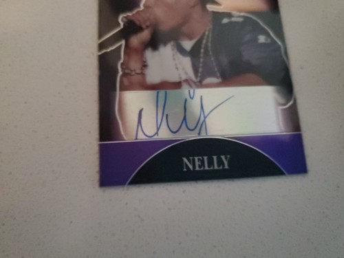 NELLY 2021 HOJA POP CENTURY PRO SET SUPER ESTRELLAS PRIZM AUTÓGRAFO #d 3/20 - Imagen 5 de 7