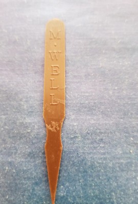 STEAK MARKER PLASTIC ''MEDIUM WELL'' MARKING STEAK COOKING TEMP ( 1000/BOX ) ROYAL