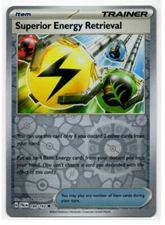 Pokemon Paldea Evolved Reverse Holo 189/193 Superior Energy Retrieval