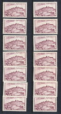 1950 France Francaise 5F Vezelay Lot x 14 MNH