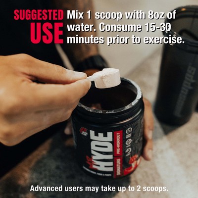 Pro Supps Mr. Hyde Pre-Workout Amplifier Powder Blue Razz - 30 