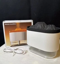 Volcano Shaped USB Air Humidifier - White