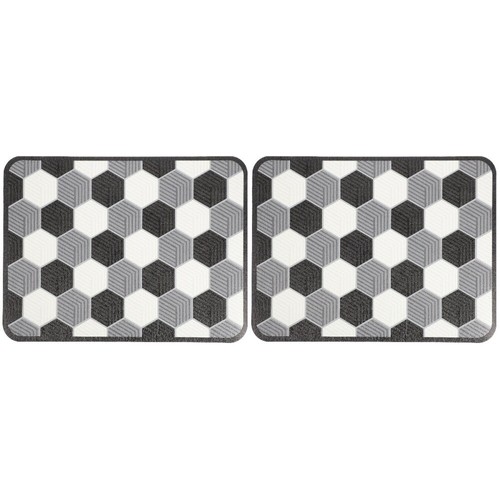 2 Pack Abtropfmatte Für Geschirr Geschirrspülmaschine Küchengeschirr Rutschfest