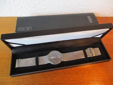 Braun Funk Armbanduhr AW 200 Stainless Steel Uhr Herrenuhr