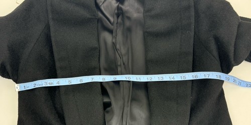 Gabardina abierta vintage de telas anglo 100 % alpaca para mujer - Imagen 8 de 12