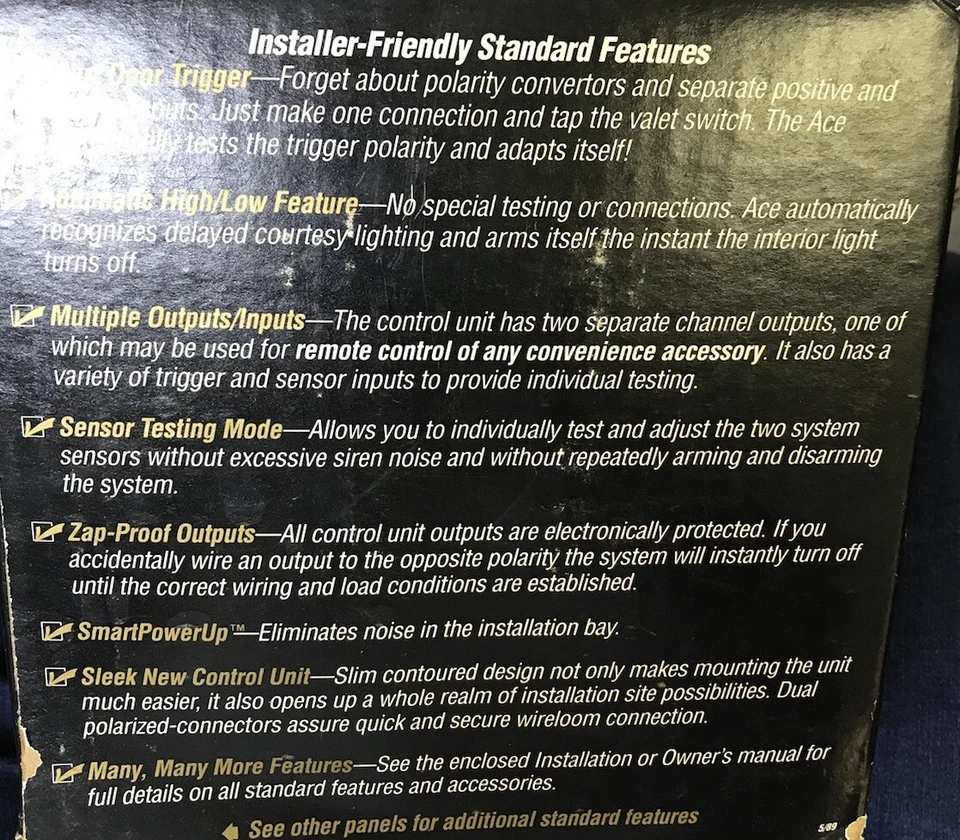 NEW Retro Clifford Ace Vechicle Security System Alarm - Image 3 of 4