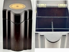 Bombay Co. Vintage Georgian Style Wooden Leaf Motif Knife Box/Humidor