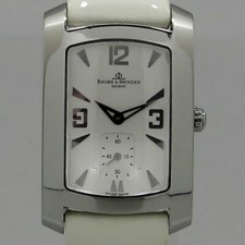 Orologio da polso al quarzo Baume & Mercier Hampton 65310 in acciaio/pelle