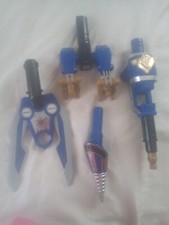 POWER RANGERS LIGHTSPEED RESCUE BIRD PARTS LOT 1999 BANDAI BLUE