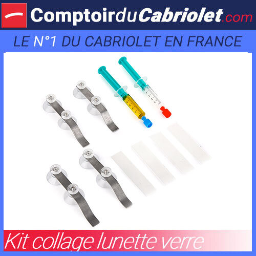 Colle pour lunette en verre Audi A4 B6 cabriolet afin de stopper les fuites de capote