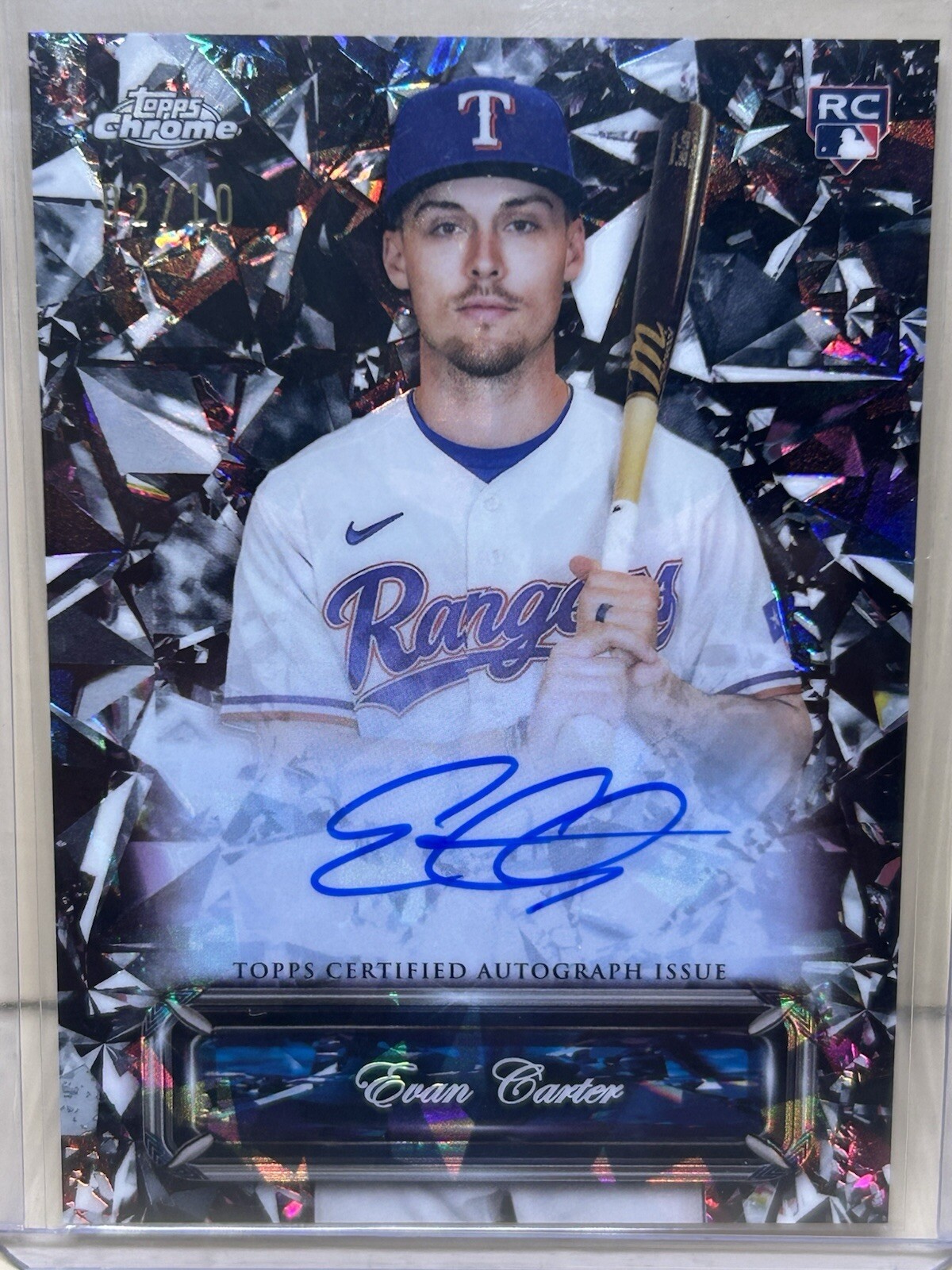 199 PSA10 エヴァンカーター TOPPS SAPPHIRE auto（2024 TOPPS CHROME 