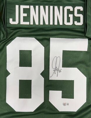 GREG JENNINGS Packers Signed Custom Replica Green Jersey AUTO